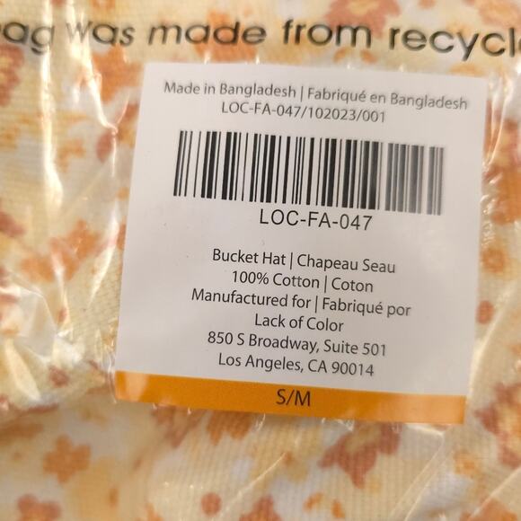 Lack Of Color Floral Bucket Hat - Picture 6 of 6